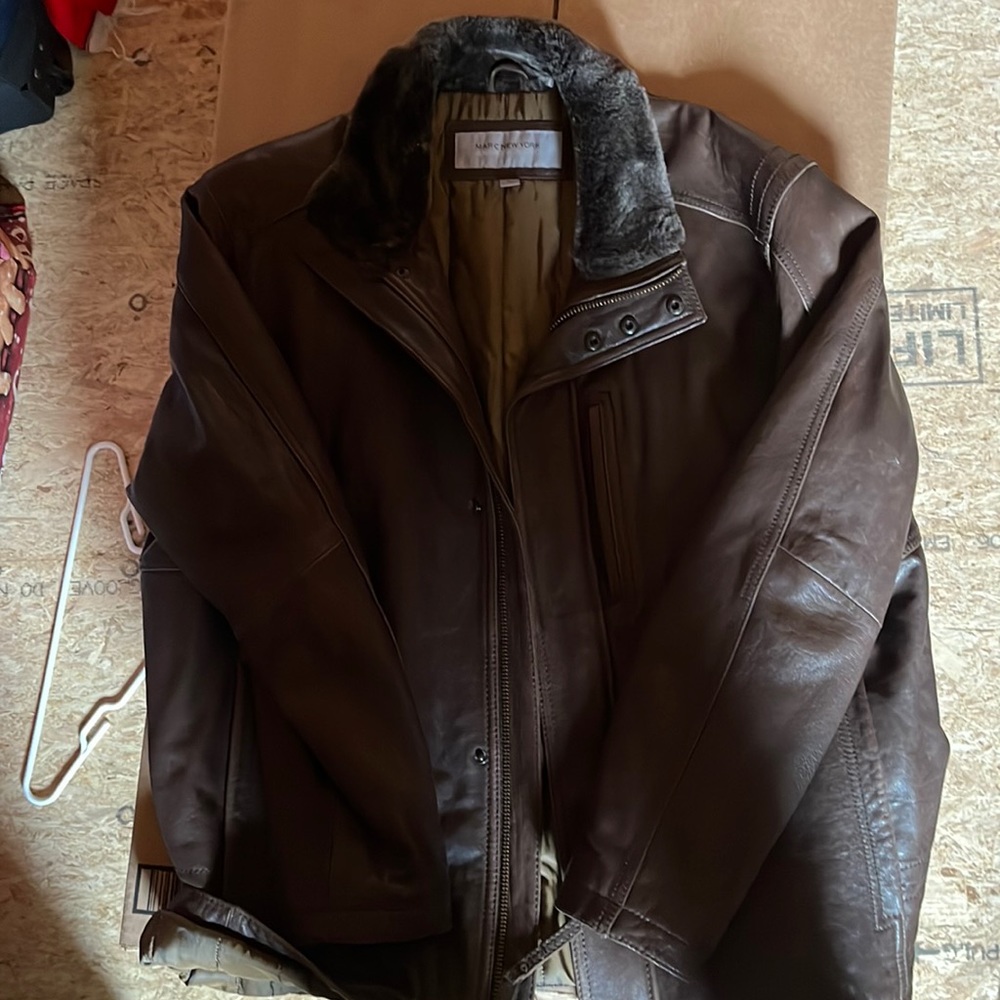 Xl Andrew Marc leather jacket